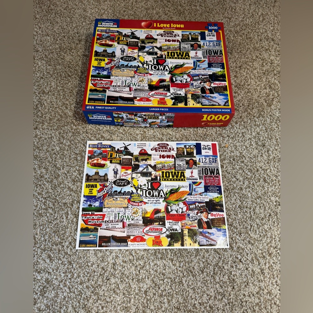 White Mountain 1000 piece puzzle